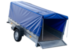 Langer PKW-Anhänger GARDEN TRAILER 264 KIPP mit Hochplane, Spriegel und Stützrad – Bild 6