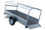 Langer PKW-Anhänger Garden Trailer 264 KIPP mit Hochplane, Spriegel und Stützrad-Neu – Bild 7