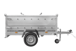 Leichter Anhänger 200×125 UNITRAILER GARDEN 201 KIPP mit BIS-Seitenwänden und Aluminiumabdeckung – Bild 7