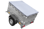 Neu Anhänger GARDEN TRAILER 150 KIPP mit zusätzlichen Bordwänden, Stützrad und Flachplane – Bild 3