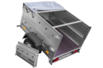 Neu Anhänger GARDEN TRAILER 150 KIPP mit zusätzlichen Bordwänden, Stützrad und Flachplane – Bild 7