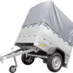 Neuanhänger Kipper ungebremst Garden Trailer 150 KIPP mit zusätzlichen Bordwänden, Stützrad, Hochplane und Hochspriegel-Neu