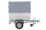 Neuanhänger Kipper ungebremst GARDEN TRAILER 150 KIPP mit zusätzlichen Bordwänden, Stützrad, Hochplane und Hochspriegel – Bild 6