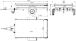 PKW Anhänger 230×125 Garden Trailer 230 KIPP Unitrailer 750 kg mit Stützrad, 110 cm hoher Plane und Hochspriegel-Neu – Bild 2