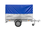 PKW-Anhänger 230×125 UNITRAILER GARDEN 230 FD mit BIS-Bordwänden, H-800-Gestell und blauer Plane – Bild 7