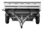 PKW Anhänger 264×150 UNITRAILER GARDEN 265 KIPP mit Flachplanenträger und grauer Plane – Bild 6