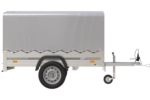 Pkw Anhänger GARDEN TRAILER 201 KIPP mit Stützrad, Hochplane und Hochspriegel – Bild 4