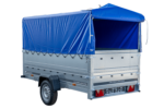 Pkw Anhänger GARDEN TRAILER 264 KIPP mit Stützrad, zusätzlichen Bordwänden, Hochplane und Hochspriegel – Bild 6