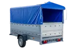 Pkw Anhänger Garden Trailer 264 KIPP mit Stützrad, zusätzlichen Bordwänden, Hochplane und Hochspriegel-Neu – Bild 6
