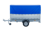 Pkw Anhänger GARDEN TRAILER 264 KIPP mit Stützrad, zusätzlichen Bordwänden, Hochplane und Hochspriegel – Bild 4