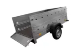 Pkw Anhänger Kipper 230×125 Garden Trailer 230 KIPP Unitrailer 750 kg mit Stützrad und zusätzlichen Bordwänden-Neu – Bild 6