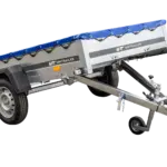 Pkw-Kippanhänger Garden Trailer 230 KIPP [230 cm x 125 cm] mit Flachplane, Stützrad und Planenträger-Neu