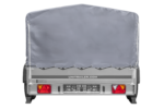 Zweiachsanhänger 264×150 UNITRAILER GARDEN 265/2 KIPP mit H-800 Rahmen und grauer Plane – Bild 7