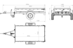 Anhänger mit Deckel Garden Trailer 200 KIPP 200×106 cm 750 kg-Deckelanhänger-Neu – Bild 15