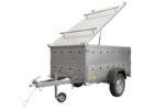 Anhänger mit Deckel Garden Trailer 200 KIPP 200×106 cm 750 kg-Deckelanhänger-Neu – Bild 3