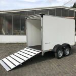 Kofferanhänger Humbaur HK 203015-18P Kofferanhänger mit Heckrampe!