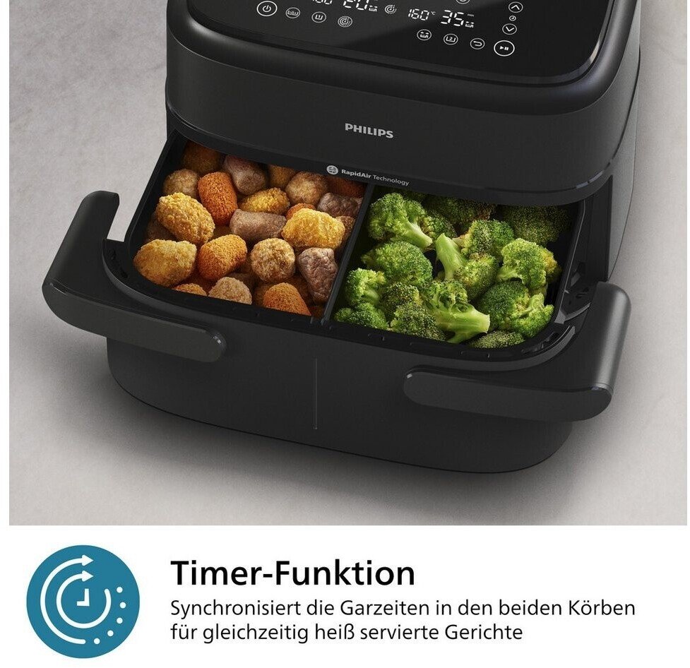 philips-na150-002028729.jpg Philips NA150/00 Airfryer XXL 7,1 l Fassungsvermögen, Doppeltank – Bild 1