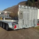 Tieflader Saris Magnum S MG 400 182 3500 3 – 4 Meter Baumaschinenanhänger Tridem