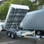 Dreiseitenkipper Saris PK 40 3-Seitenkipper elektr. mit Schienenschacht