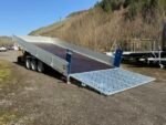 Autotransporter Saris TP 507 210 3500 3 Tridem mit Heckrampe kippbar und Aluwänden – Bild 2