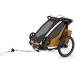 Thule Chariot Sport 2 Einsitzer Premium-Kinderanhänger – Natural Gold (Modell 2025)