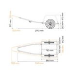 Thule Reacha Sport Fahrrad-Transportanhänger – Schwarz (Modell 2025) – Bild 9