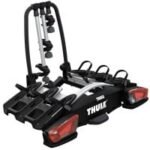 THULE VeloCompact F Kupplungsträger für 3 Fahrräder (F4B) – Schwarz/Aluminium